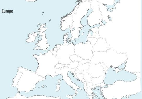 Europe Map Vector