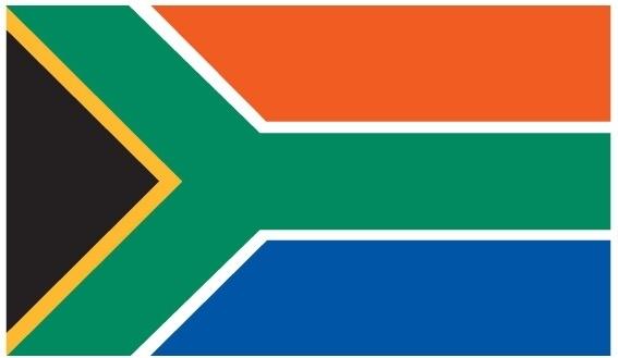 South African Flag Vector