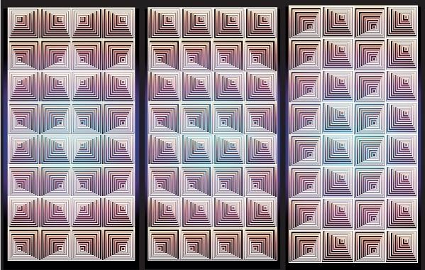 NixVex OpArt Tiles Free Vector