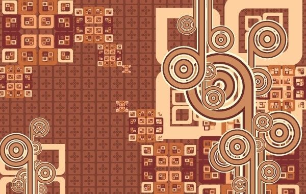 Cool Free Brown Vector Background 