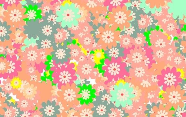 Floral colorful background