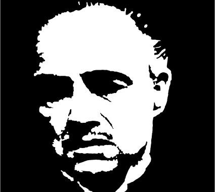 GODFATHER MARLON BRANDO VECTOR