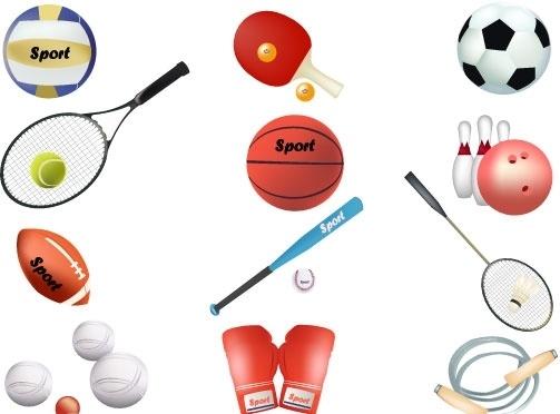 Free sports vector equipment