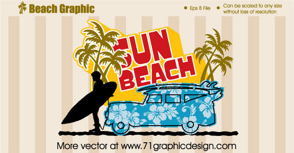 Beach Graphic