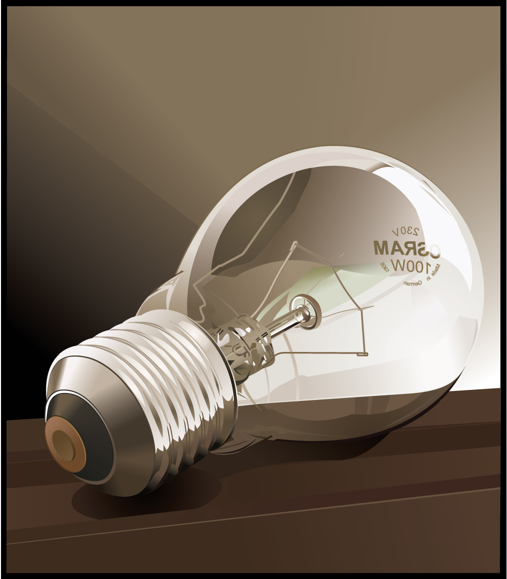 Bulbs vector material