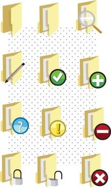 file folder vector adobe illustrator ai icons