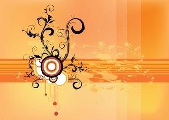 Vector Wallpaper Scroll Illustration Adobe Photoshop EPS