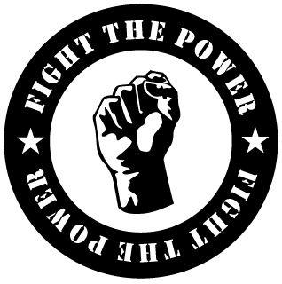 Fight The Power Vector Sticker