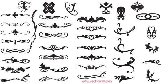 Ornaments vector