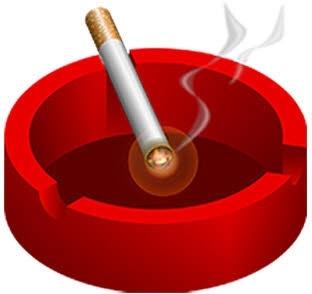 Ashtray vector