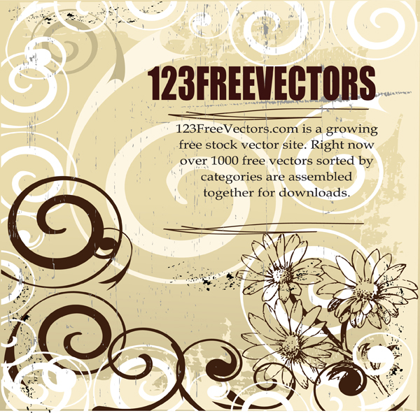 Floral Vector Background