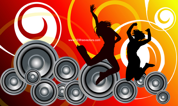 Music Background Vector