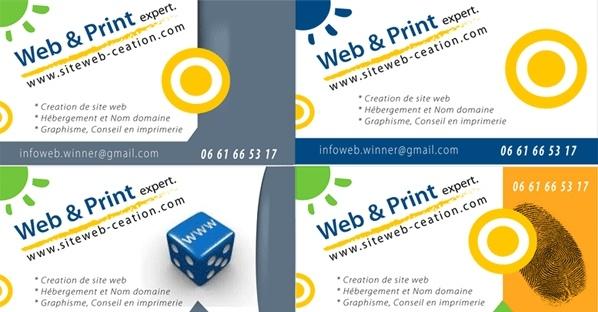 Business card template vectors