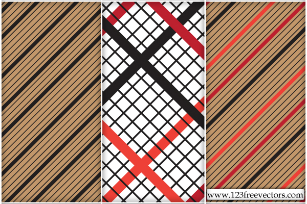 Striped Checked Pattern Vector