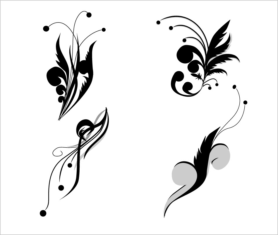 Floral Vectors Set