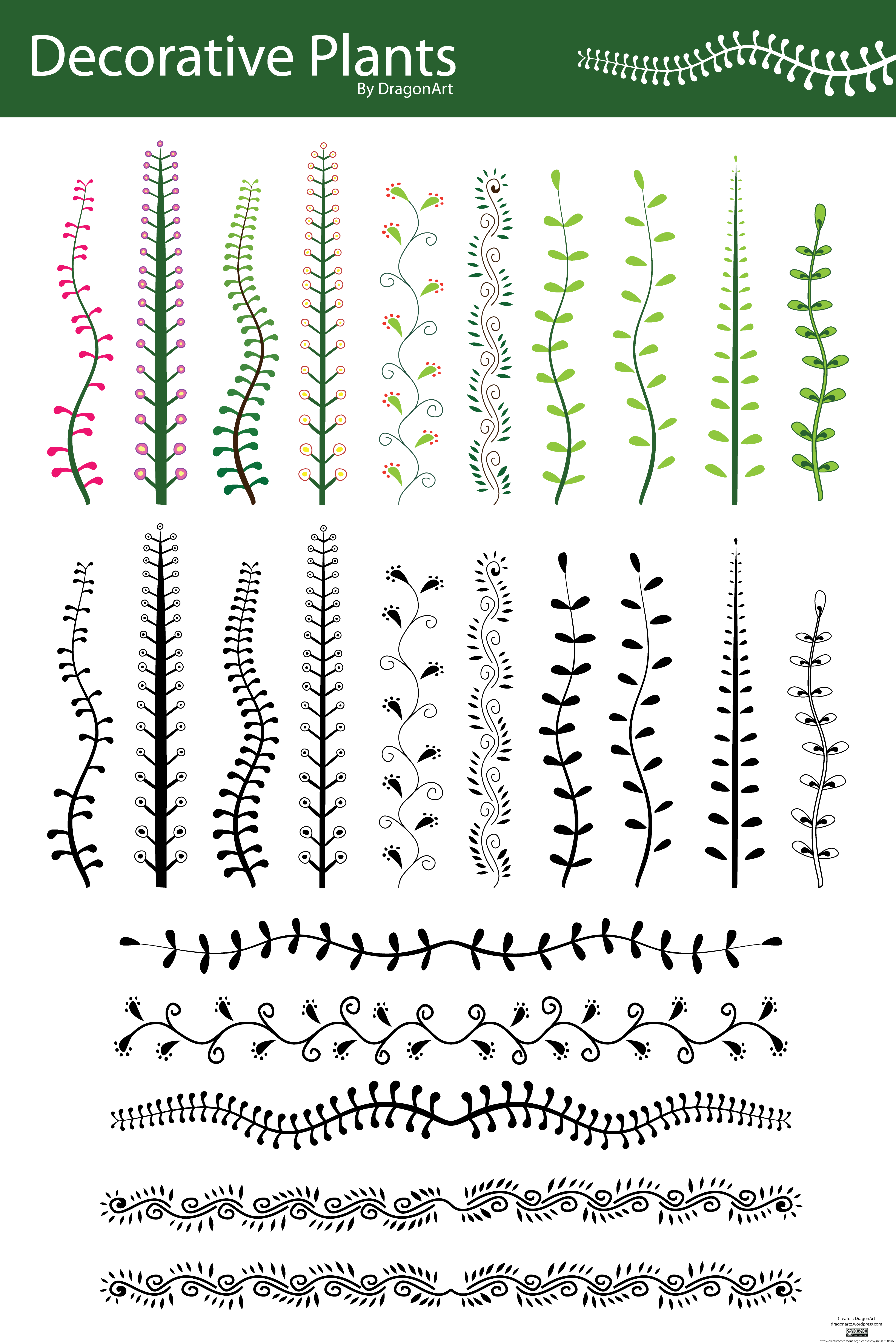 Decorative Plants Vector