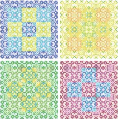 Colored Pattern Background Vector