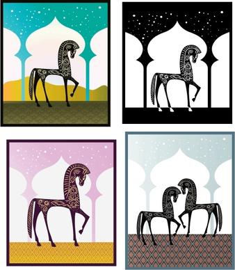 one thousand nights vector freebie