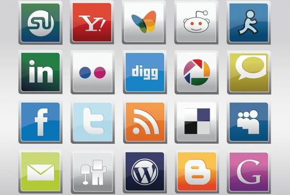 Free Social Media Vector Icons