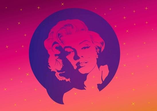 Free Marilyn Monroe Vector Graphics