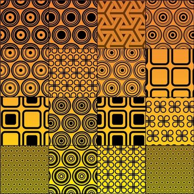 Vector Circles Graphics Pattern