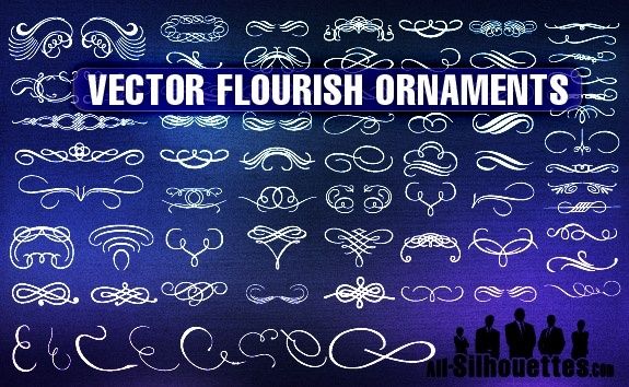 Vector Flourish Ornaments