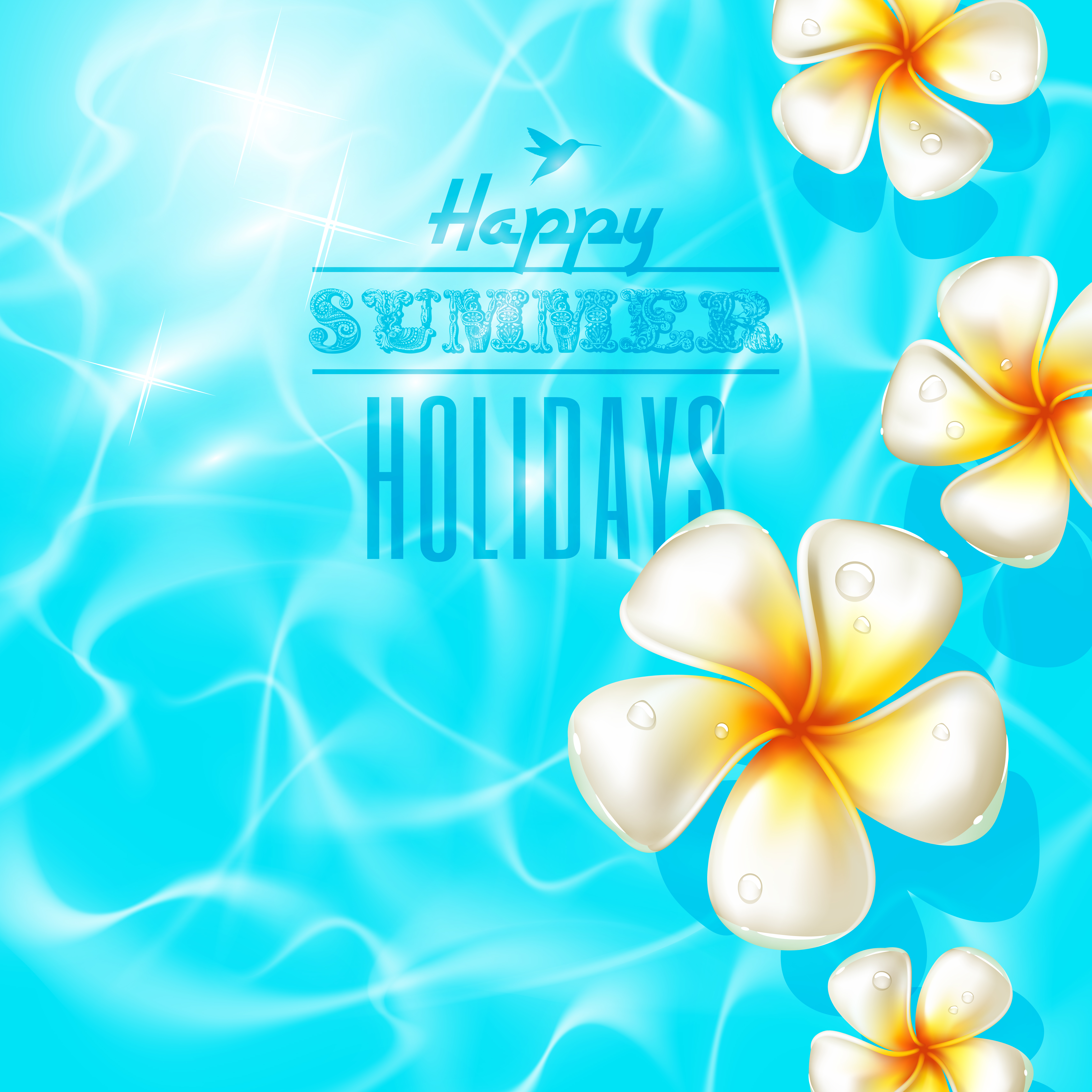 Beautiful summer vector background