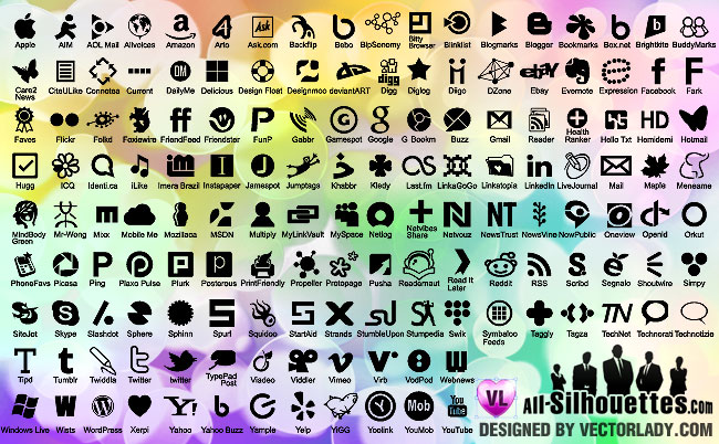 Free Vector Social Icons