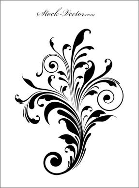 Free vector engraved flower