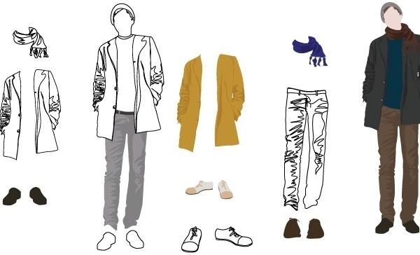 Men's Fashion Vector Art