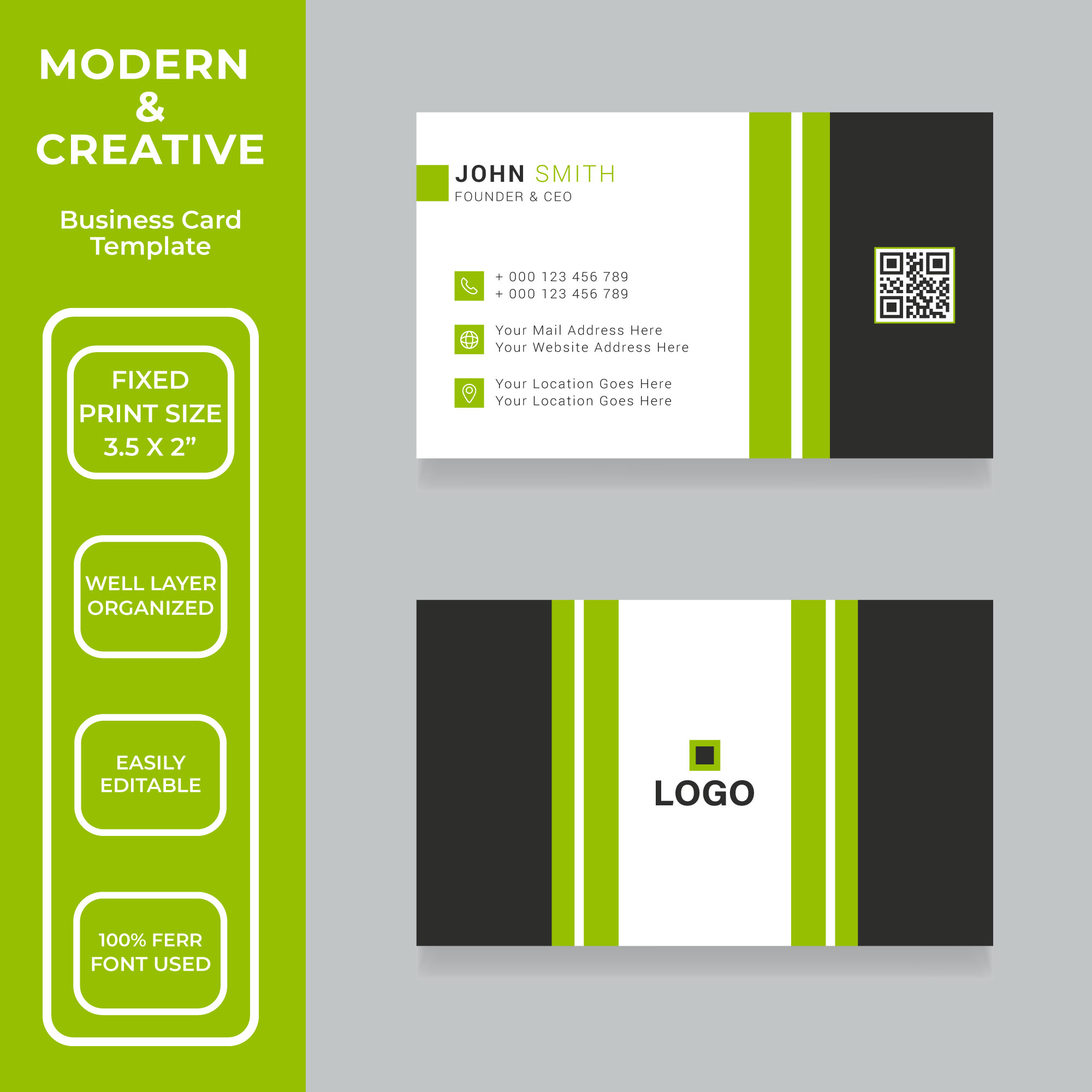 creative business card design template