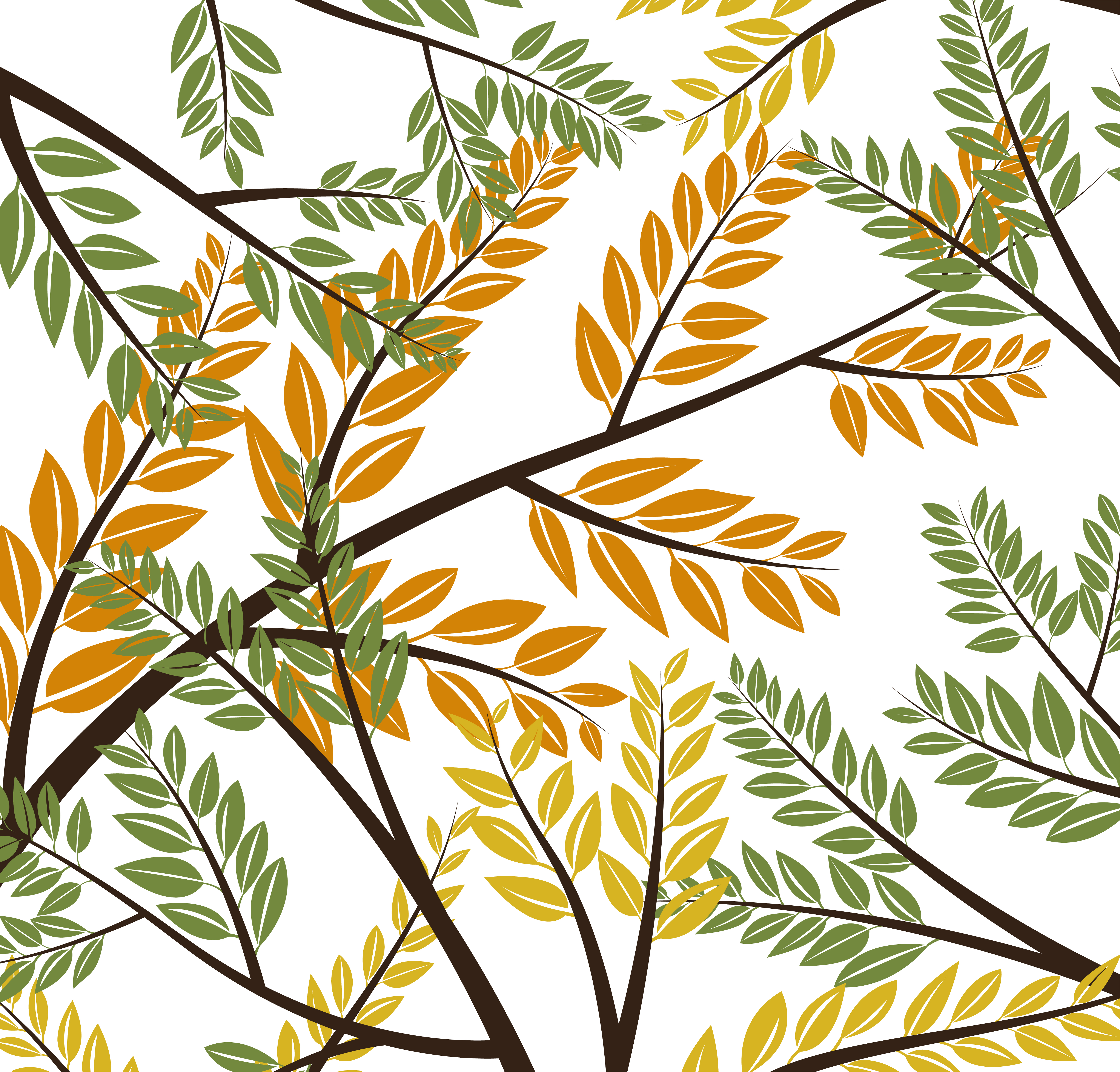 colorful leaf vector