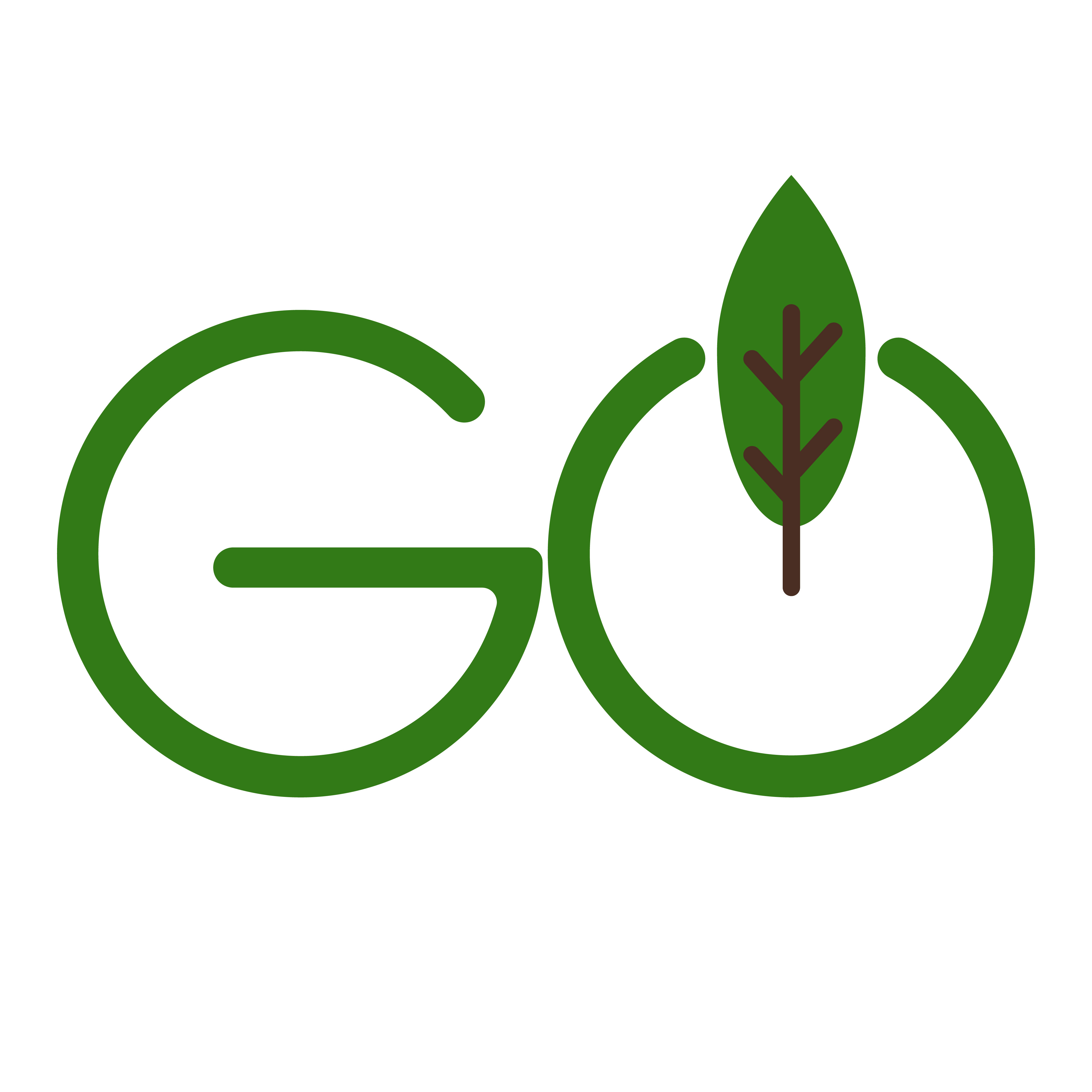 go green power button