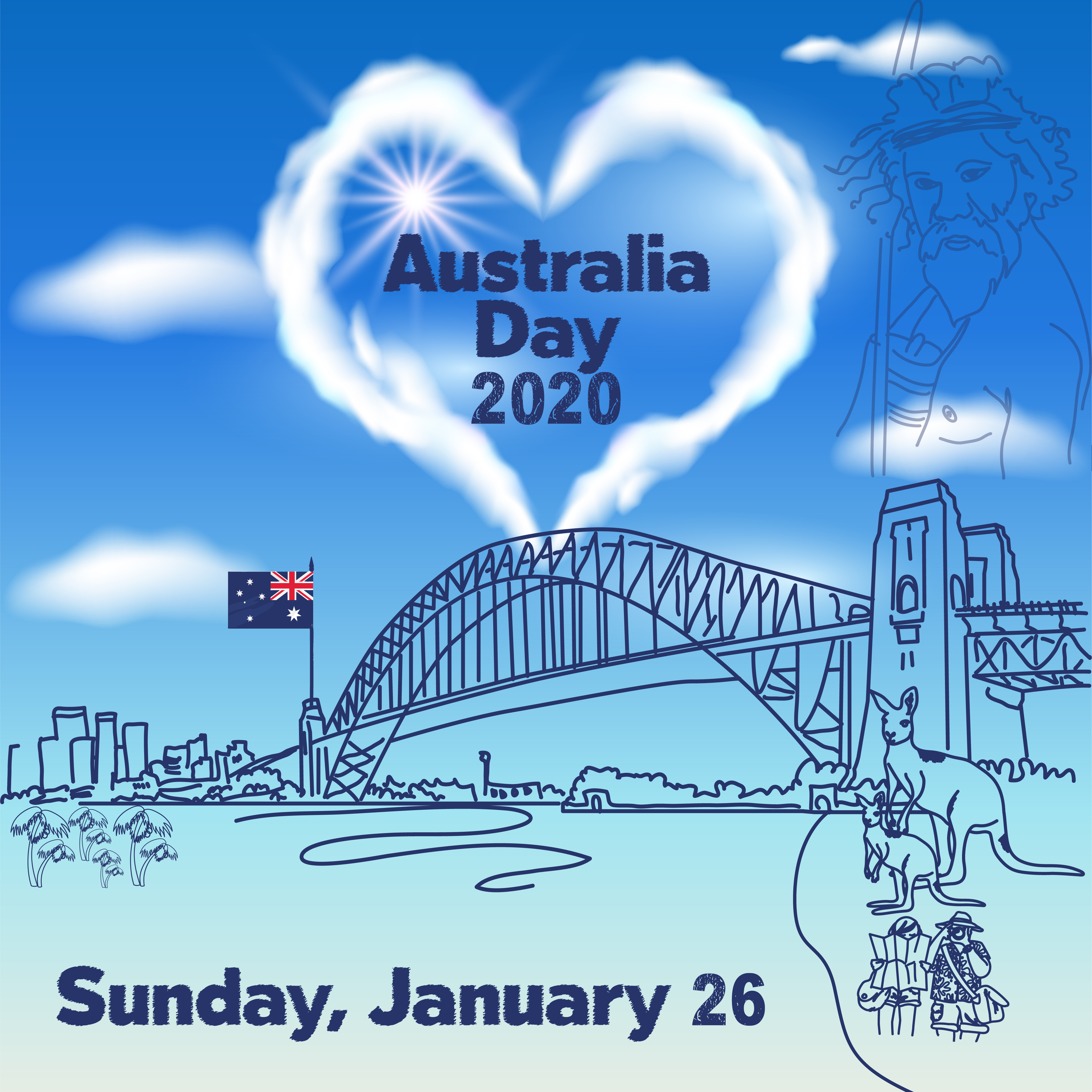 australia day vector