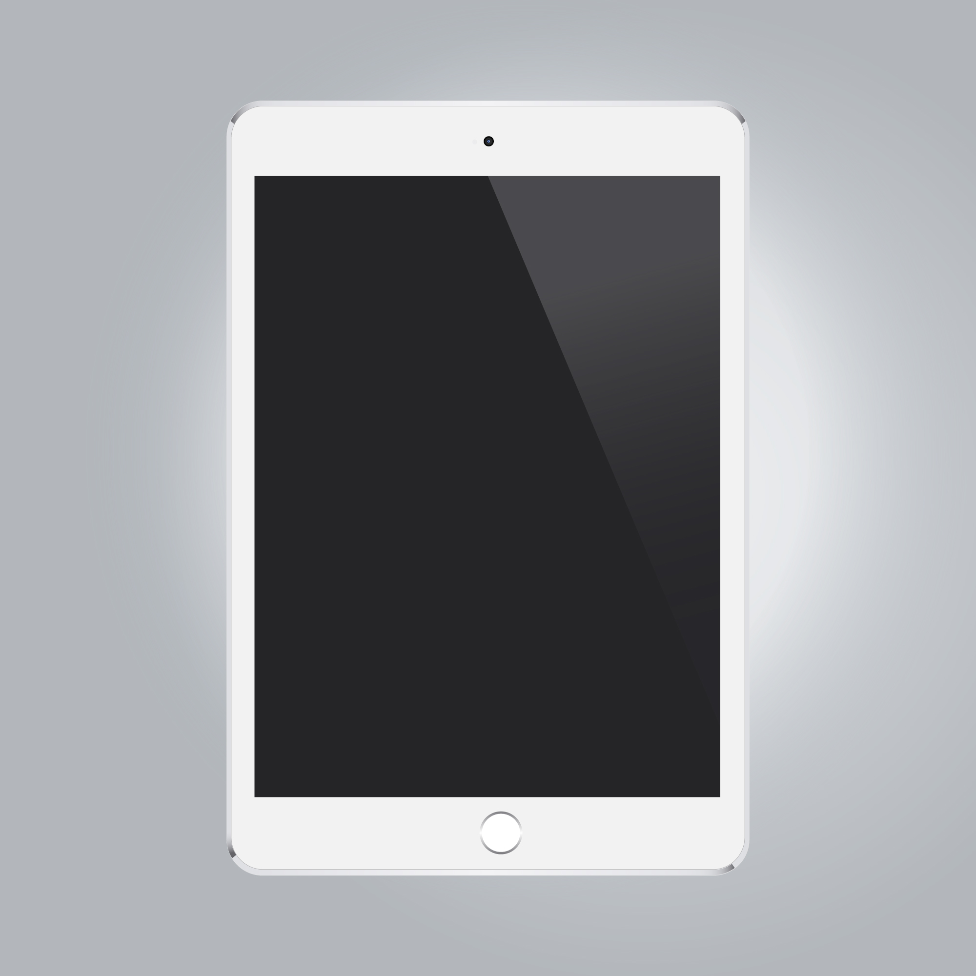 white tablet mockup