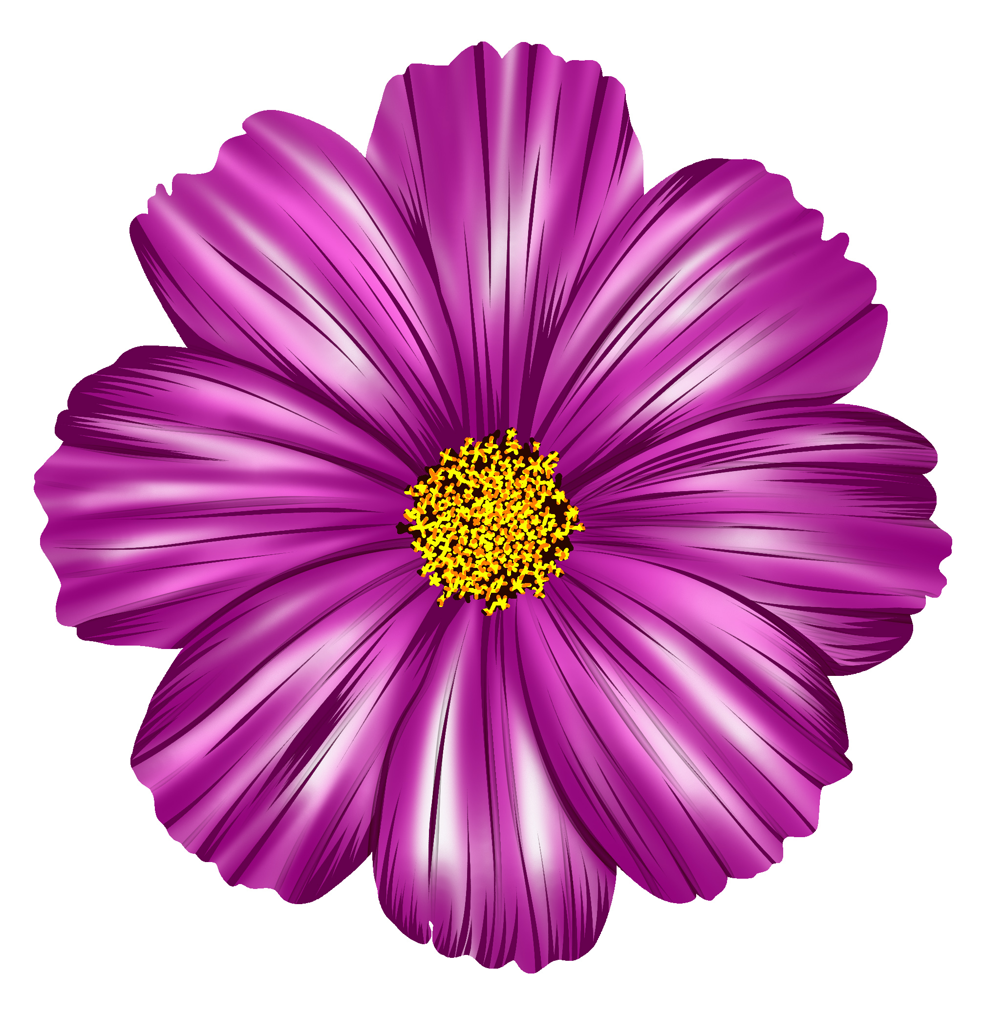 faizan made digital flower