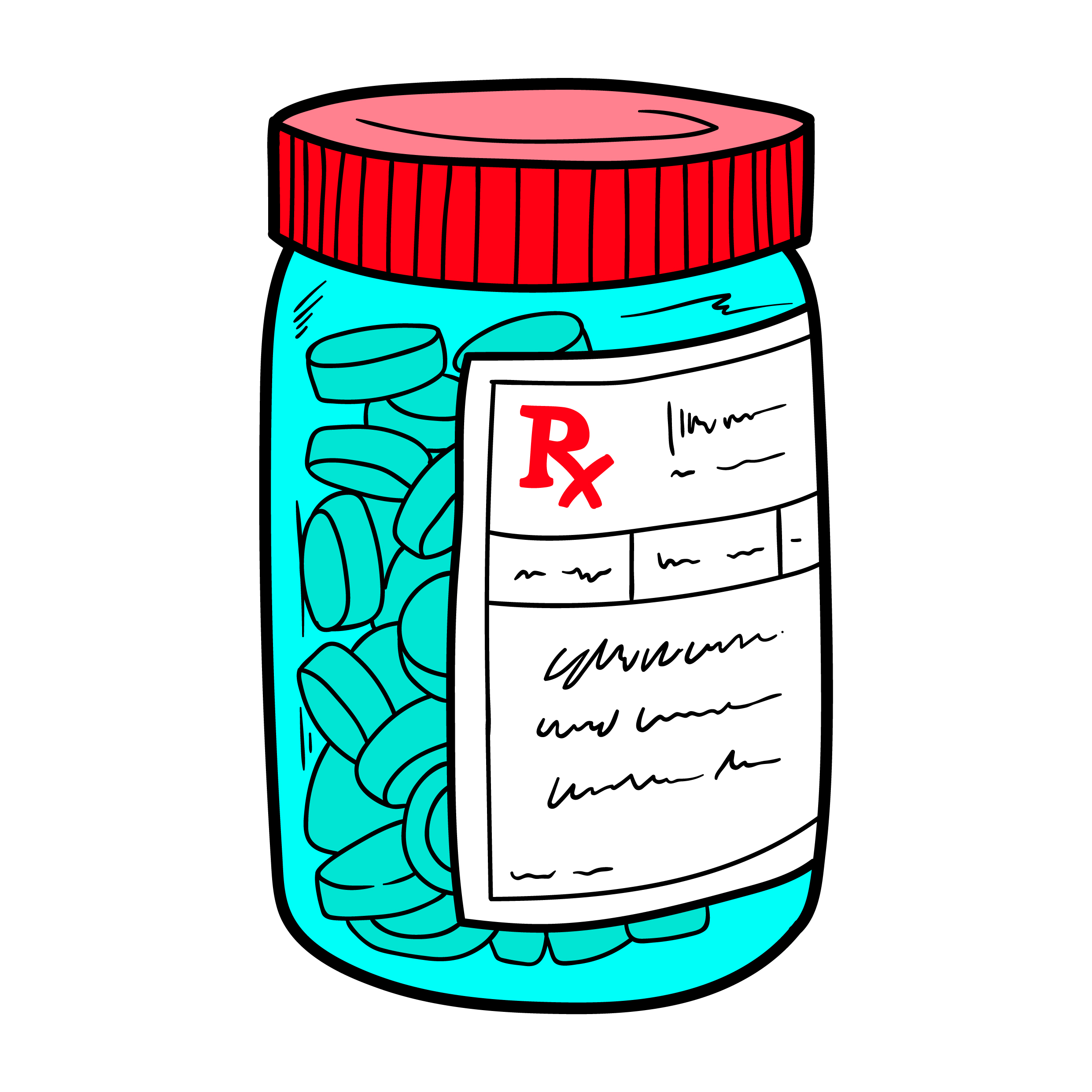 jar of pills