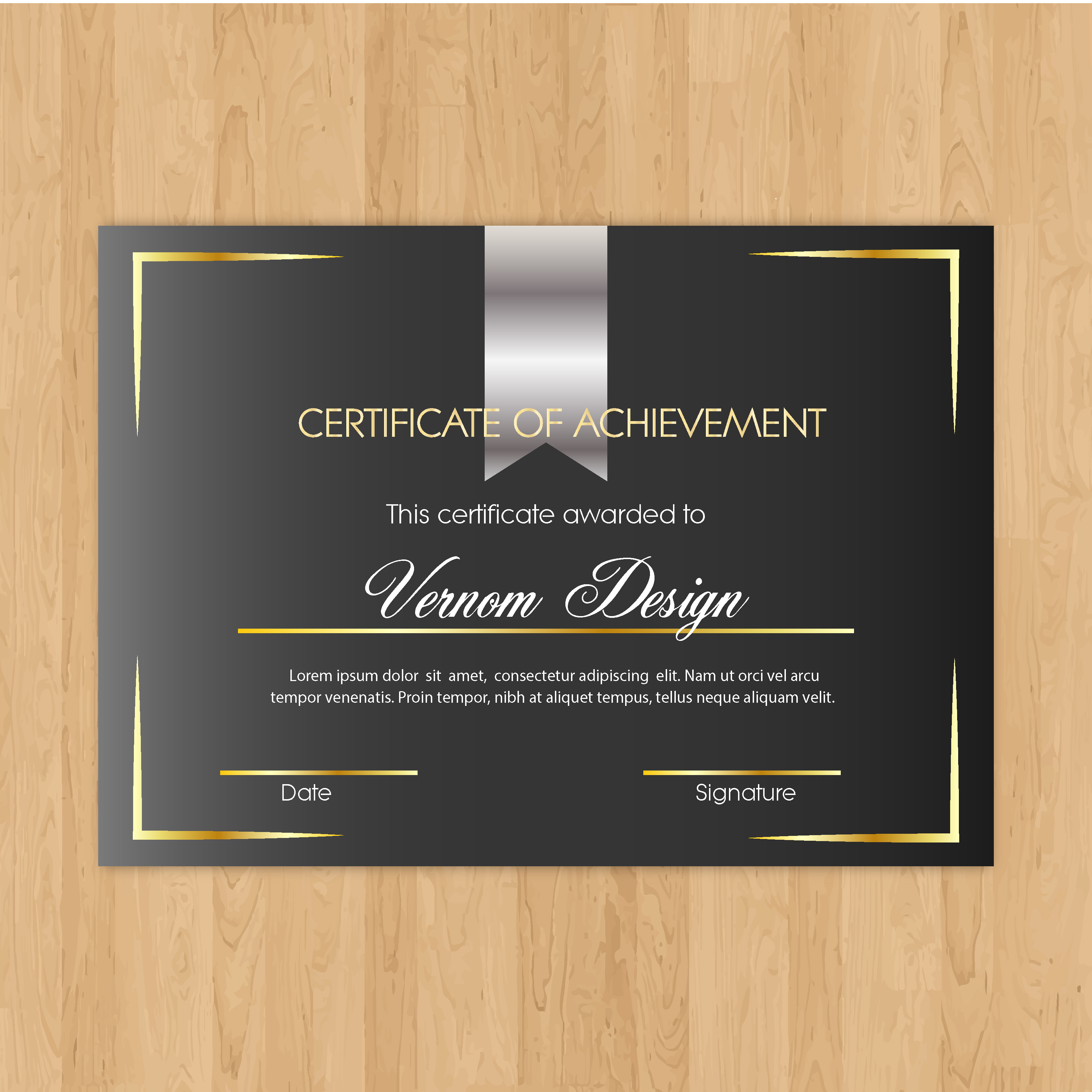 certificate of achievement