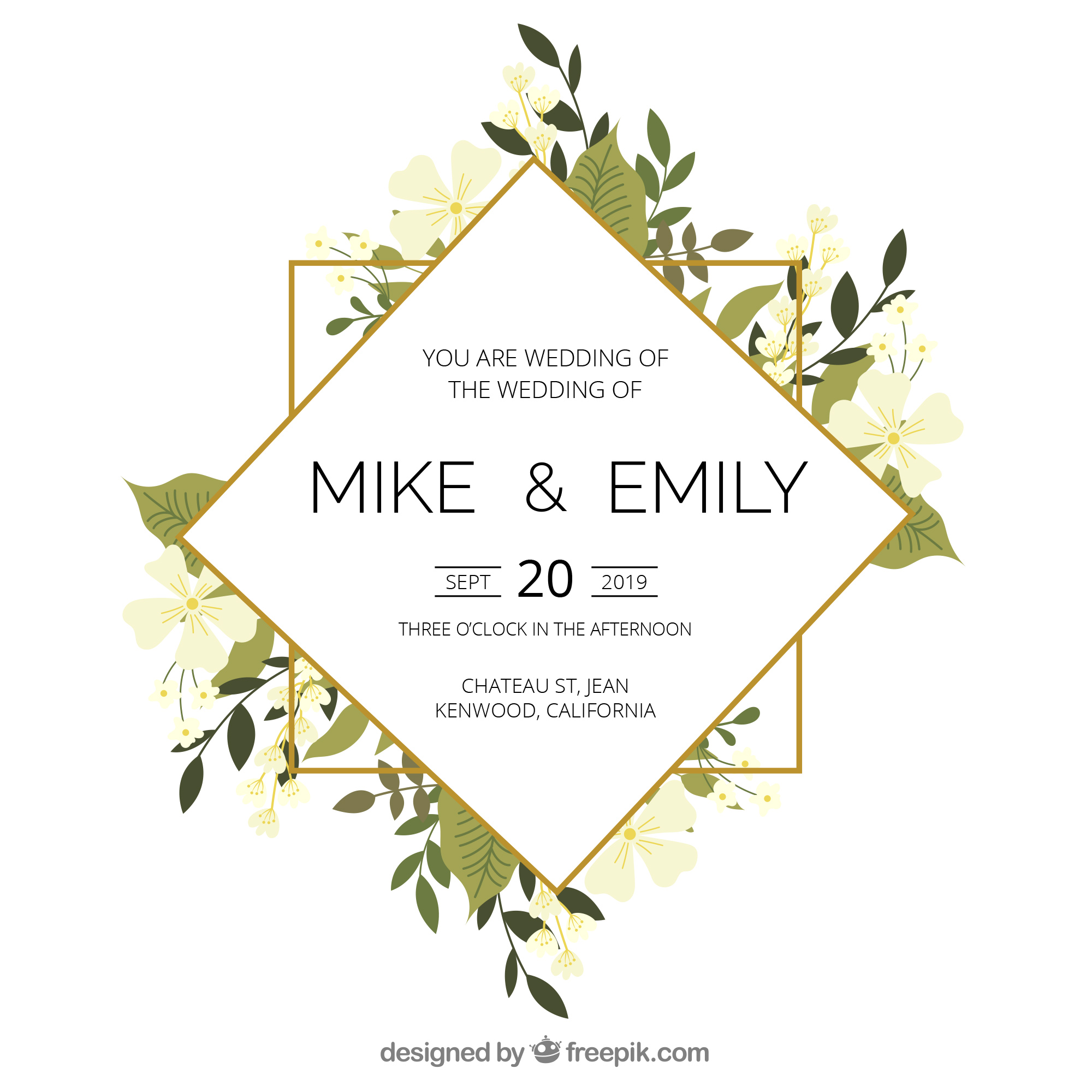 wedding invitation card