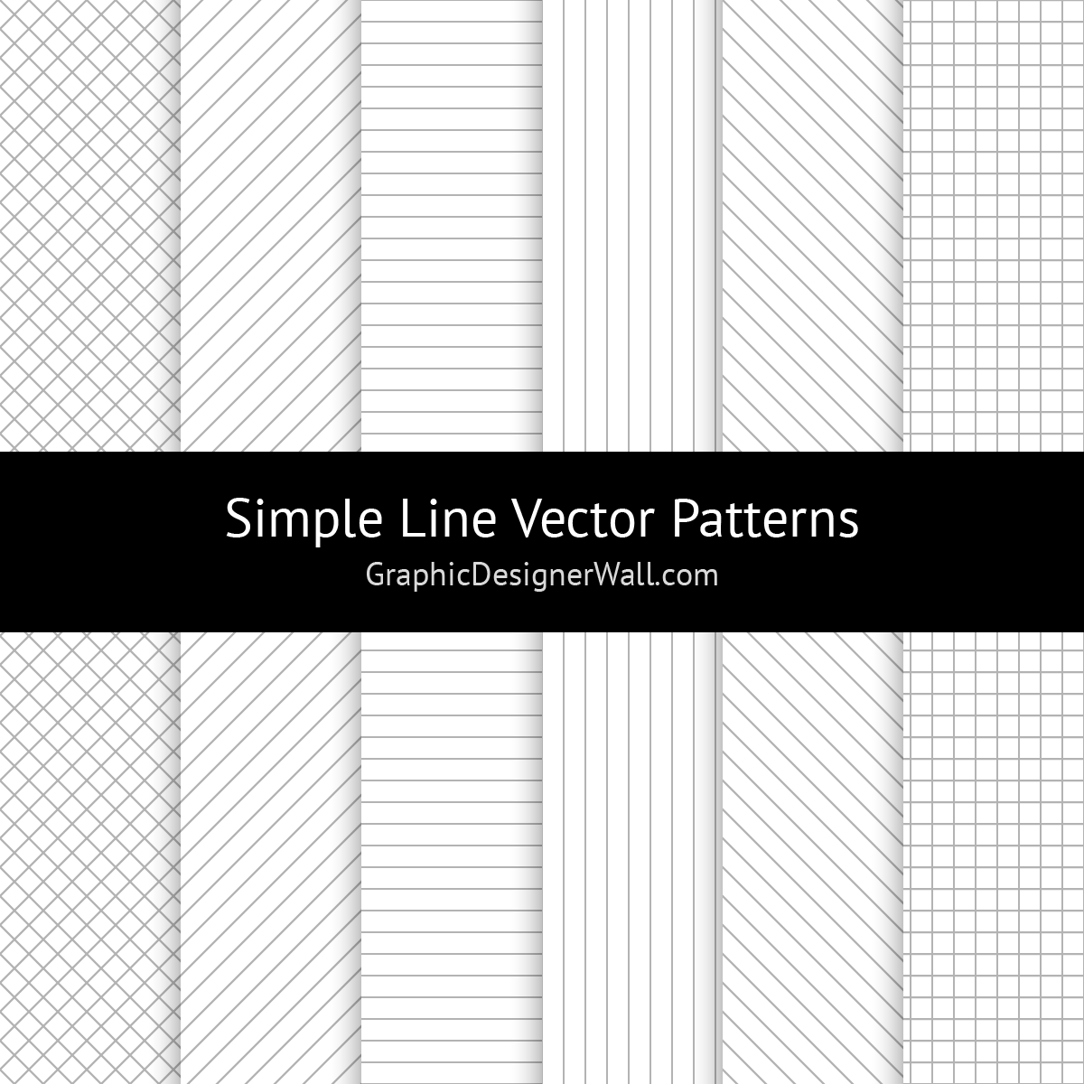 simple line vector patterns