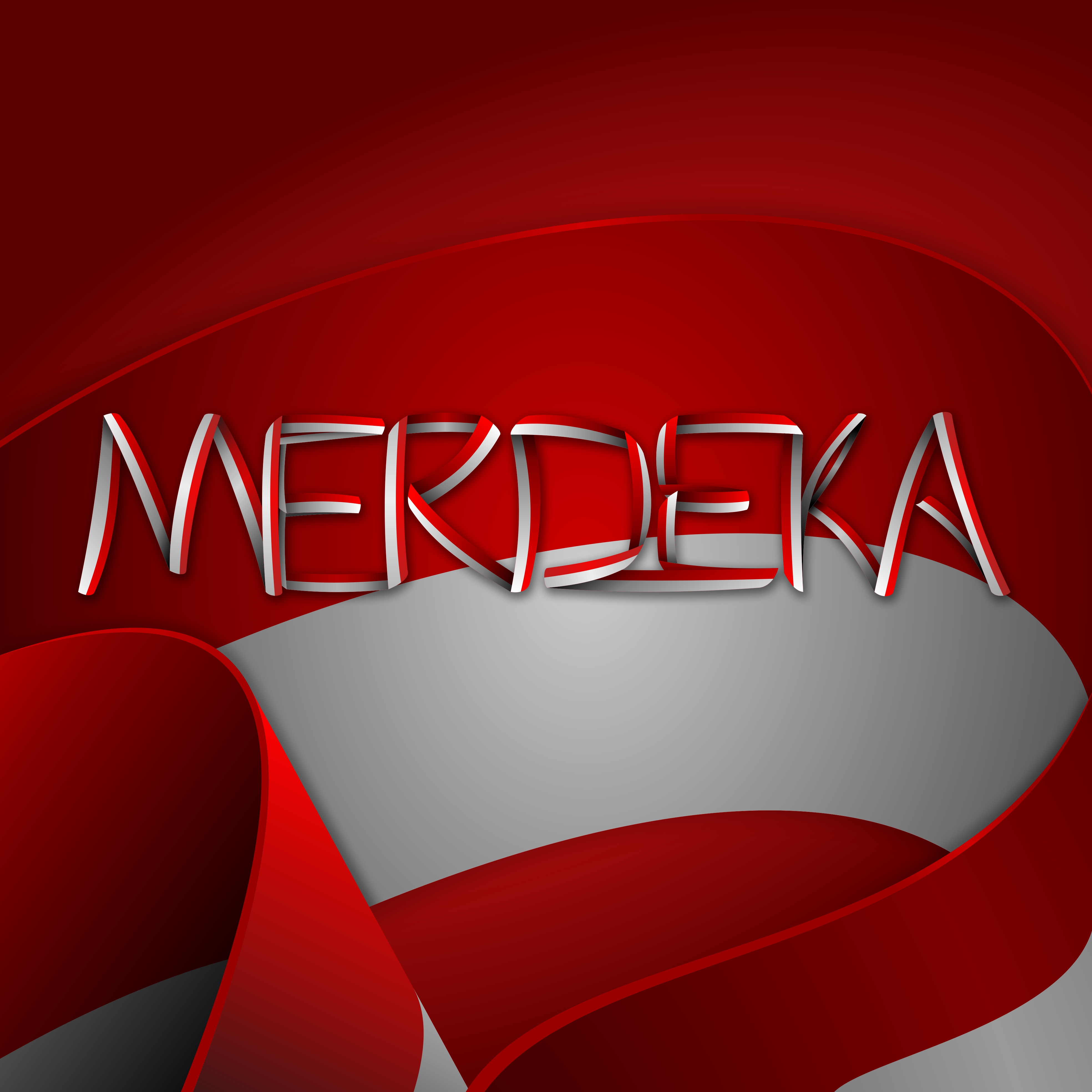 merdeka indonesia typography