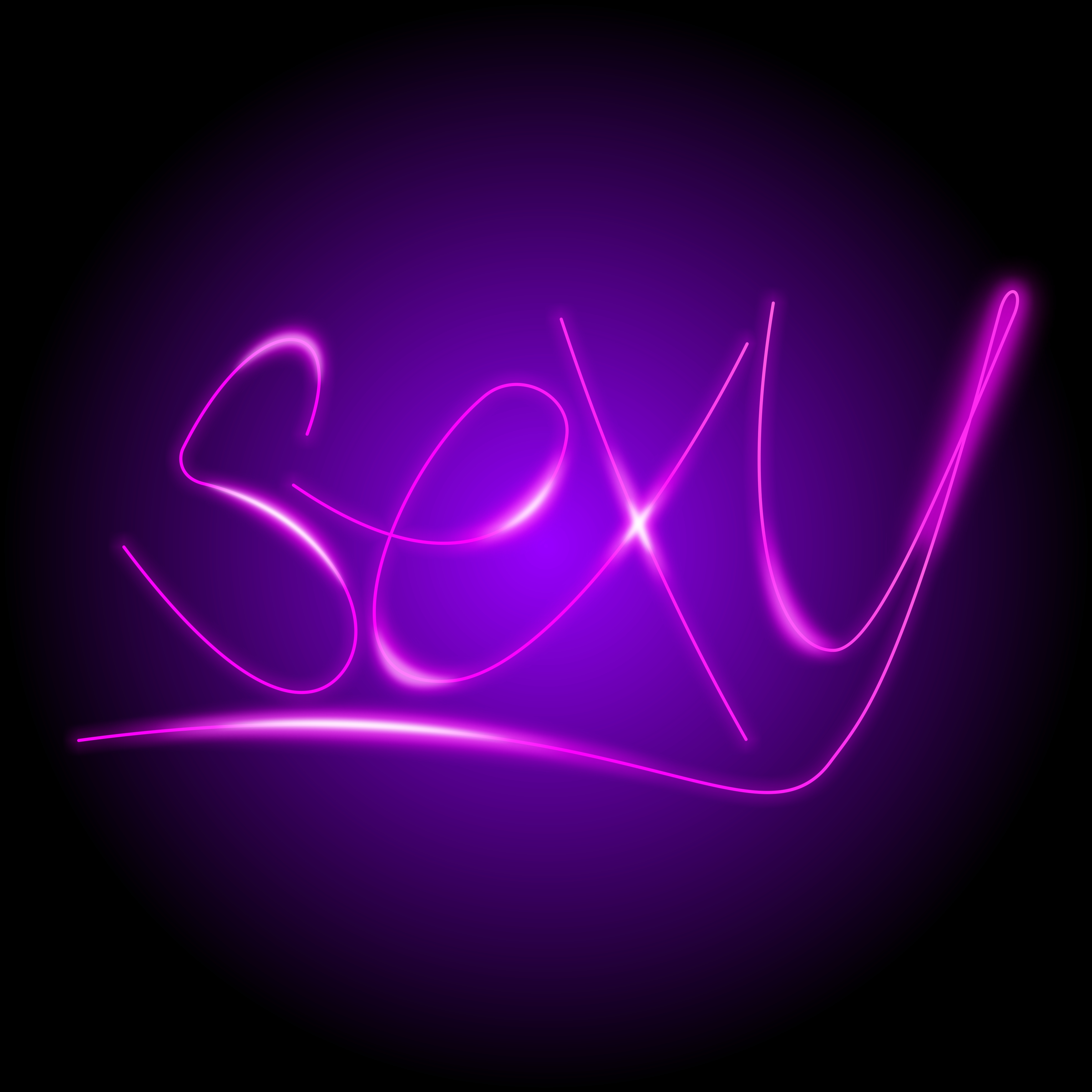 sexy typography with light effect