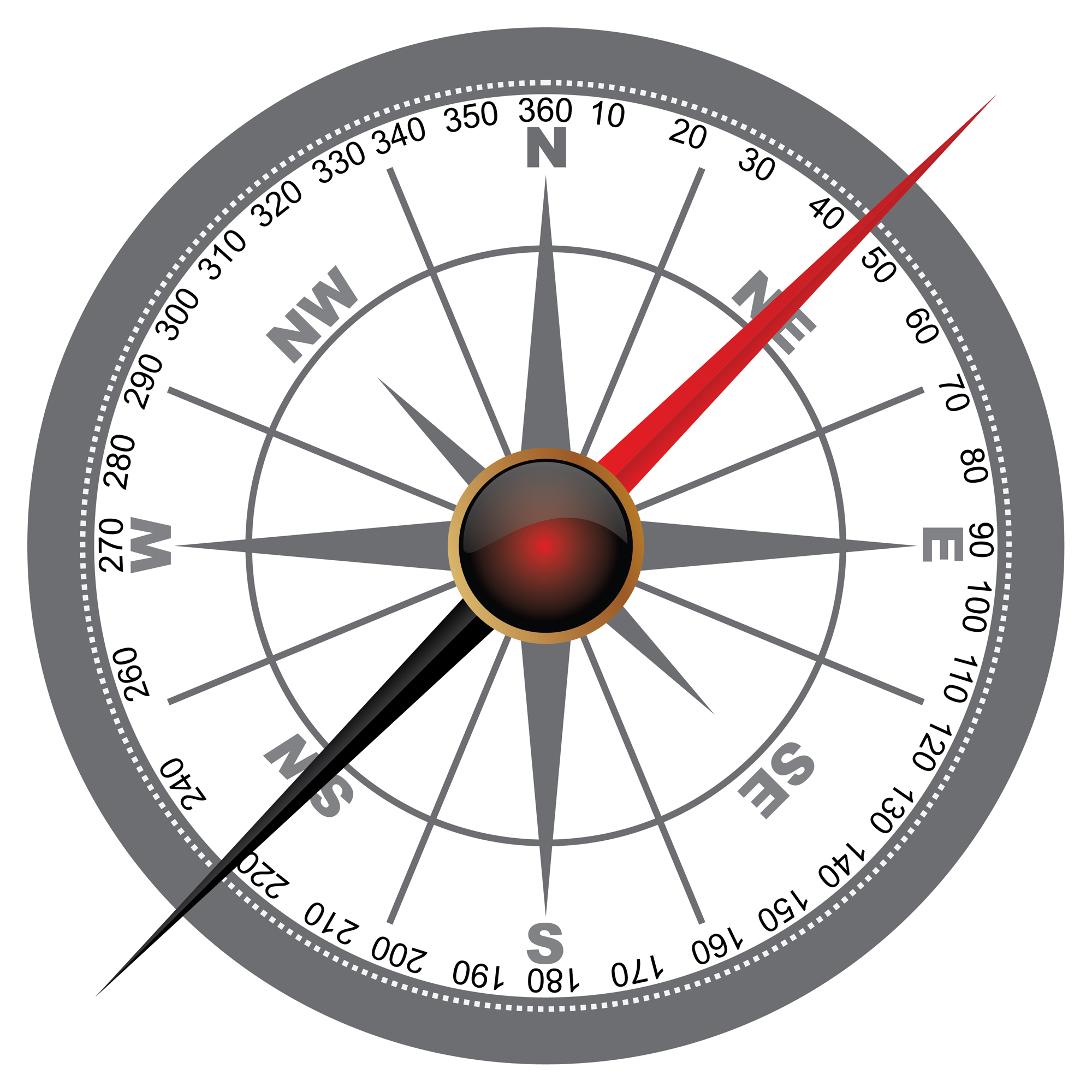 gray compass