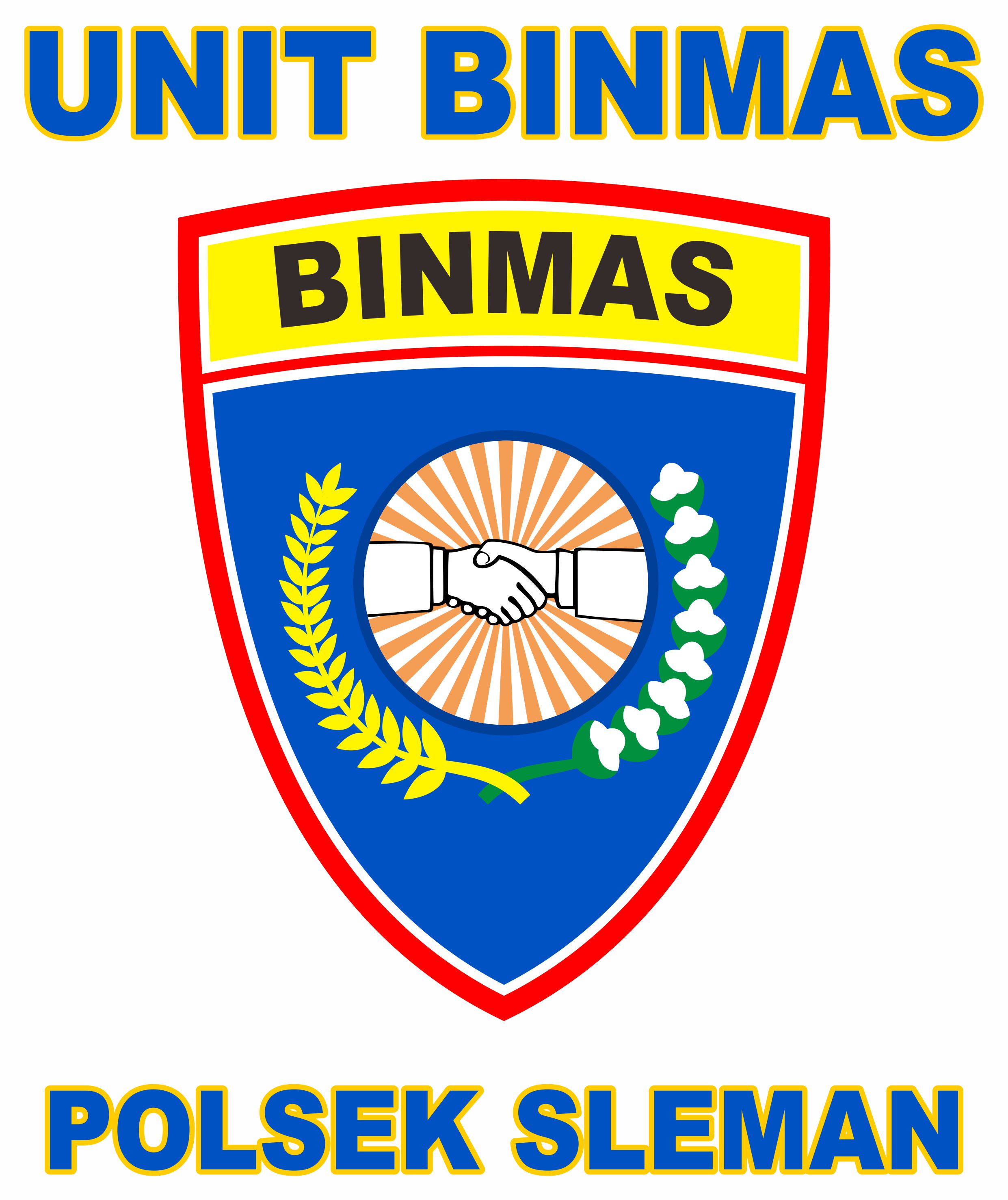 logo binmas police sleman yogyakarta indonesia 2018