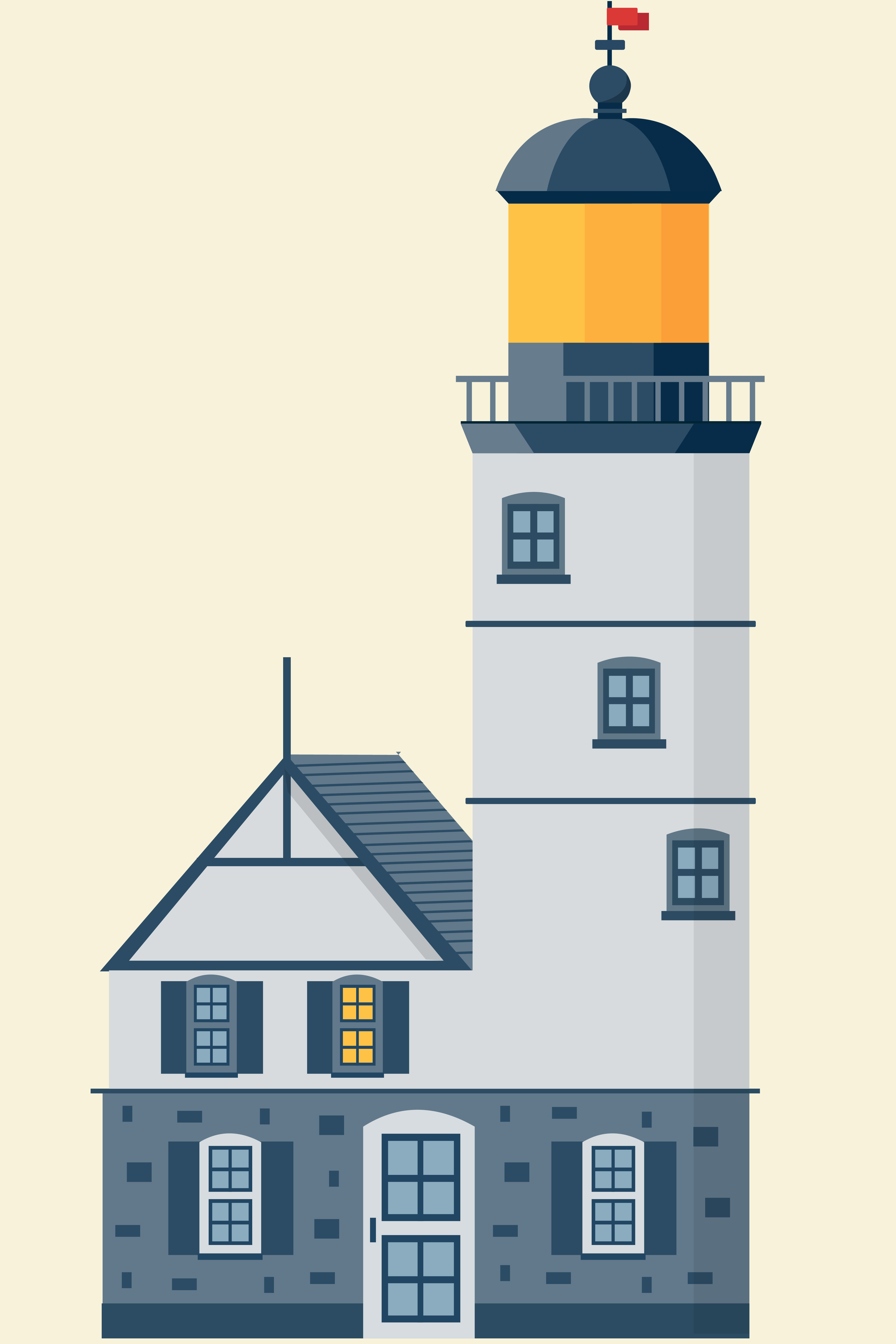 light house vector design