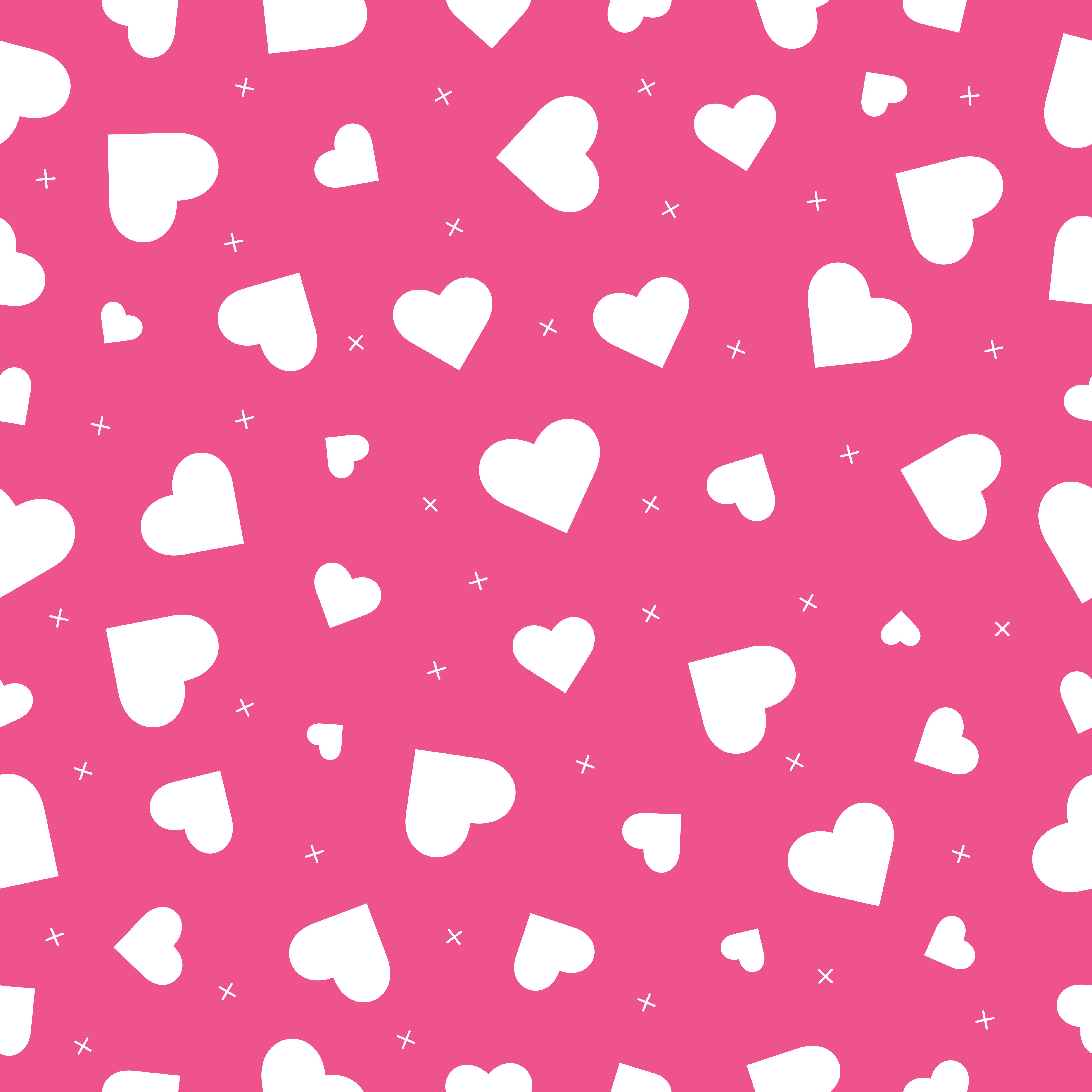 love hearts pattern