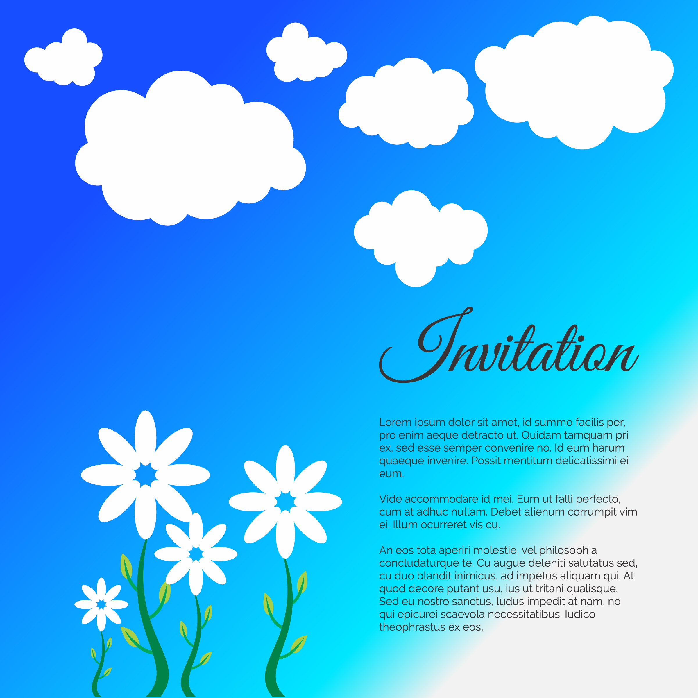 cloud blue sky background