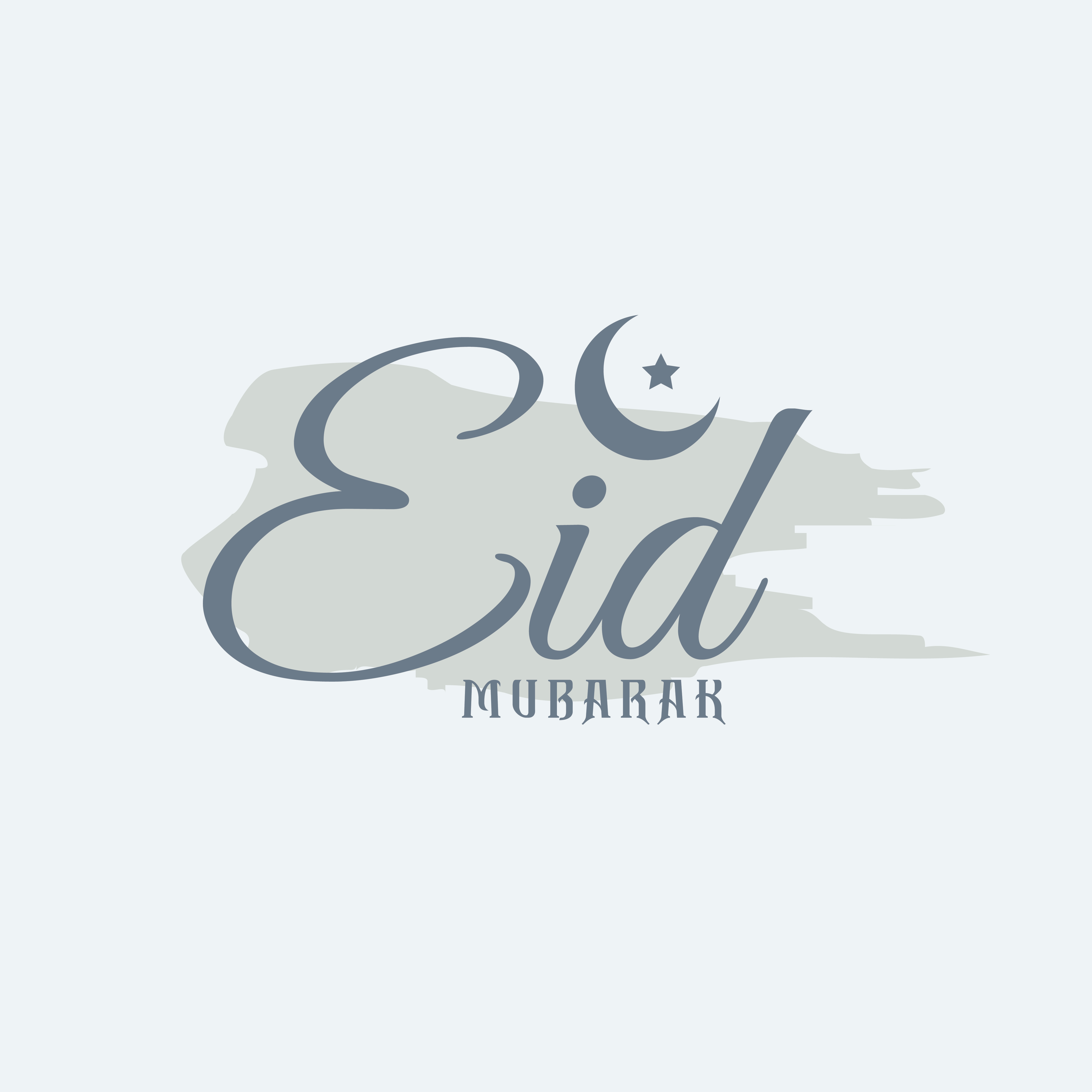 flat eid mubarak background