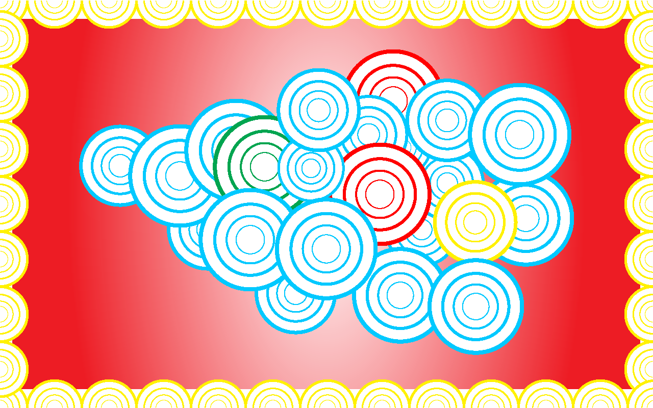 editable colour circles