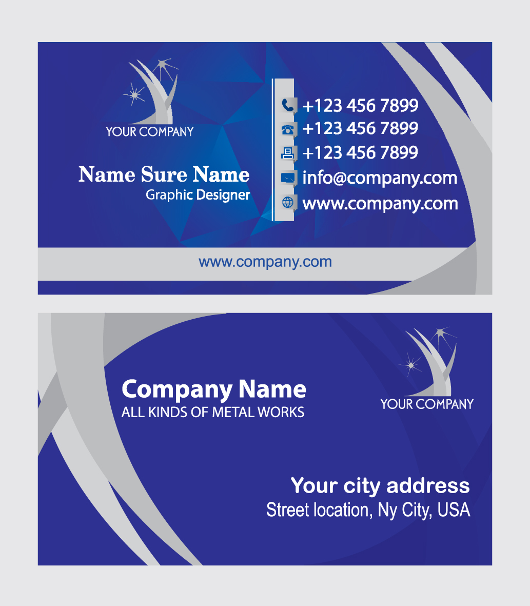 new business card template